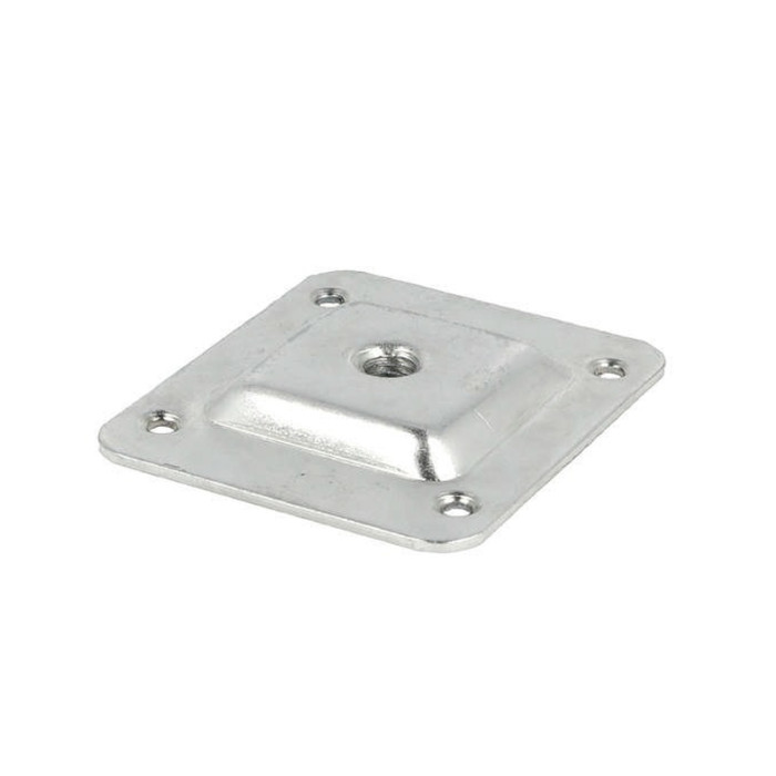 Монтажная пластина для ноги 66x58 мм, R8 мм, 0 градусов