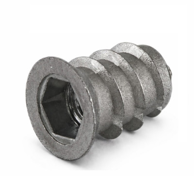 Муфта М8, Д=14мм, Н=15мм, цинк