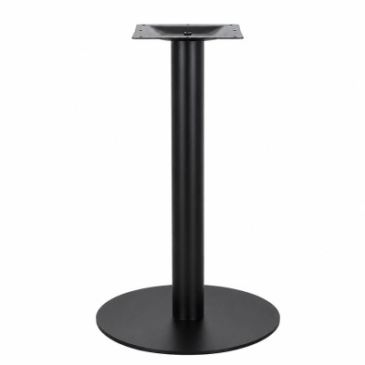 Подстолье D1=450x7 mm, D2=76 mm, 300x300 mm, H=720 mm, черный