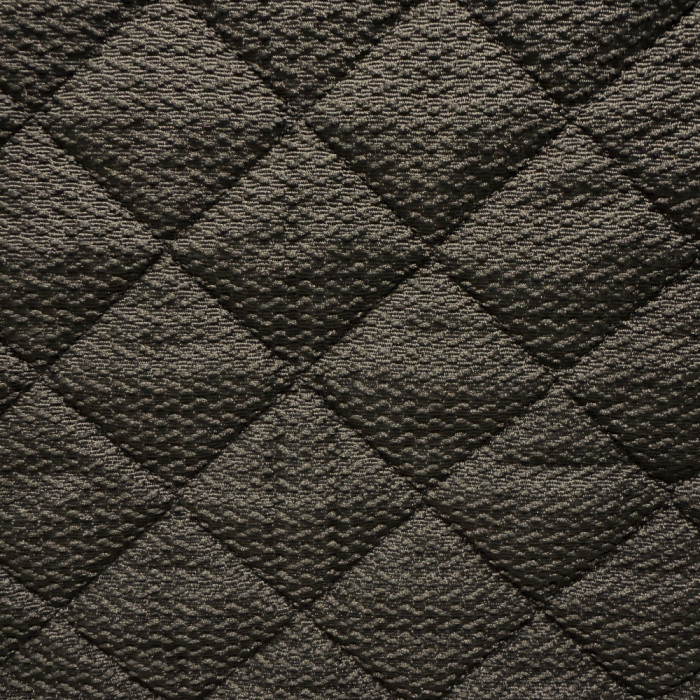 Ткань матрасная Juno Black (Черный) ромб 50х50, 100g (Бурлет)