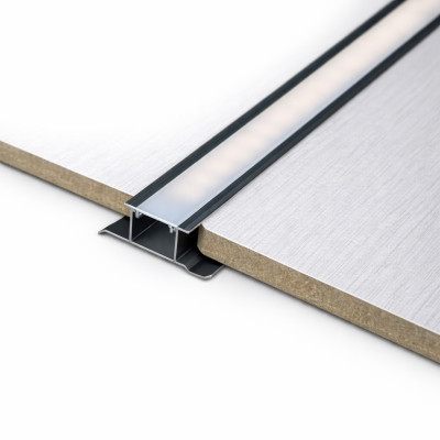 Профиль соединительный DH137 3000х19,5х9,5 мм, под светодиодную ленту, черный