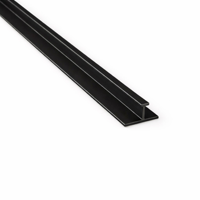 Профиль соединительный H136 3000х9,5х4 мм, черный