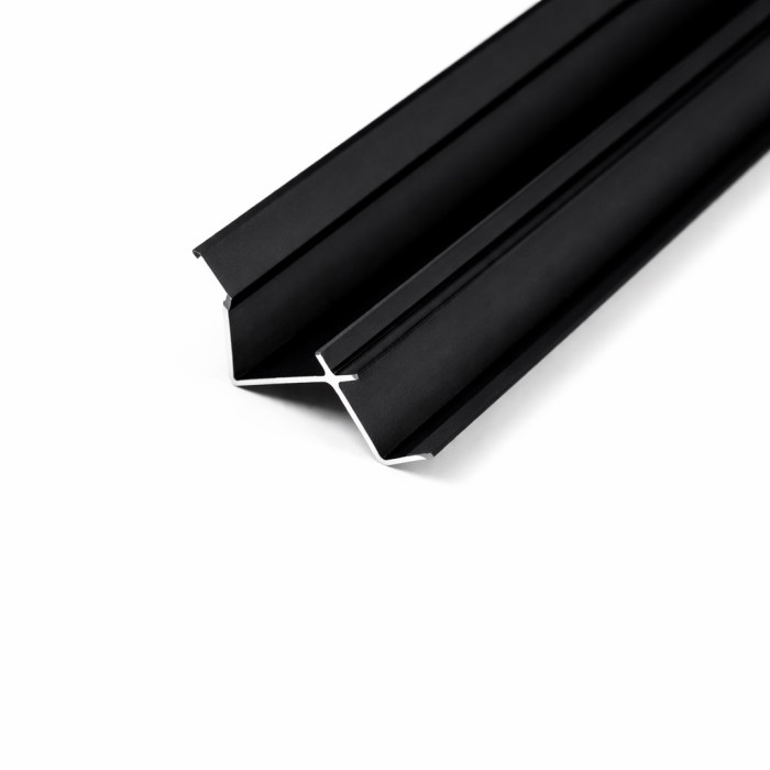 Профиль угловой внутренний A02 3000х9,5х5 мм, черный