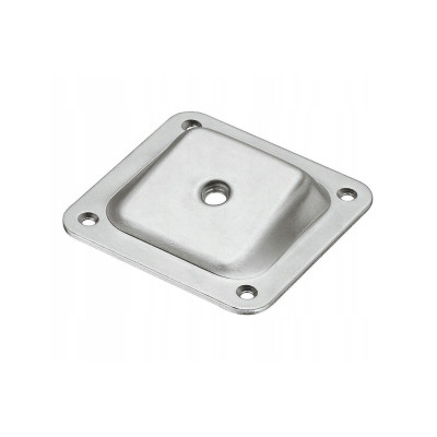 Монтажная пластина для ноги 66x58 мм, R8 мм, 10 градусов