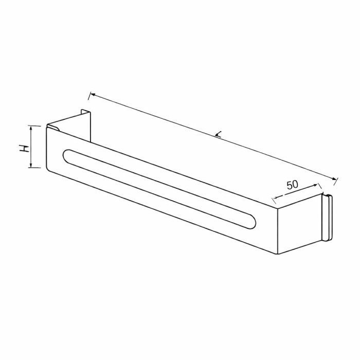 Защитный короб TW2009, 790 мм