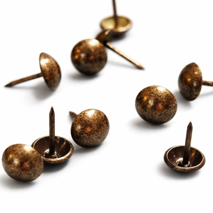 Гвоздь декоративный N107 в упаковке, 75 штук