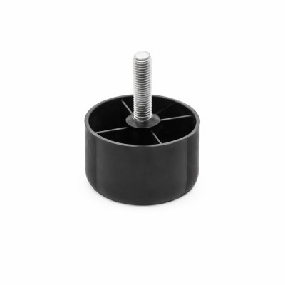 Ножка H=35 мм, D=50, М8*30, TW-0410, пластик