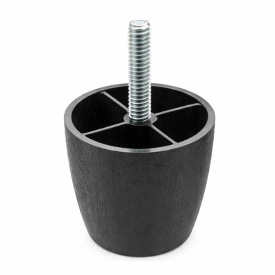 Ножка H=45мм, D=60 мм, М8*35 TW-0027, пластик