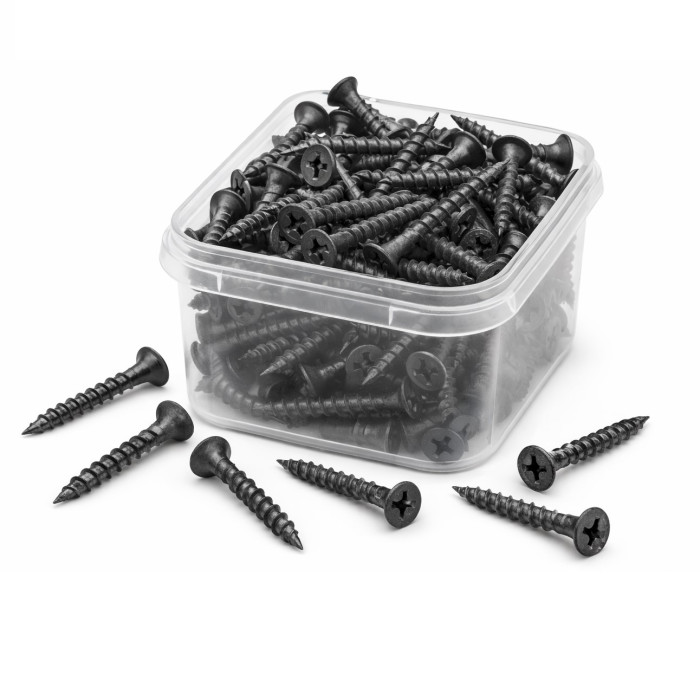 Саморез черный по дереву, Польша