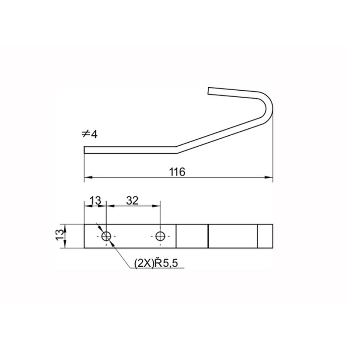 Крючок для стопора ARMAK16