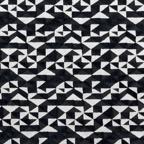 Ткань мебельная Black and White Geometry