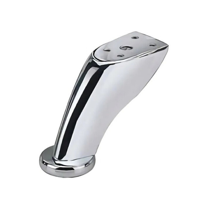 Ножка H=100 мм, хром 034, сталь (Кит)