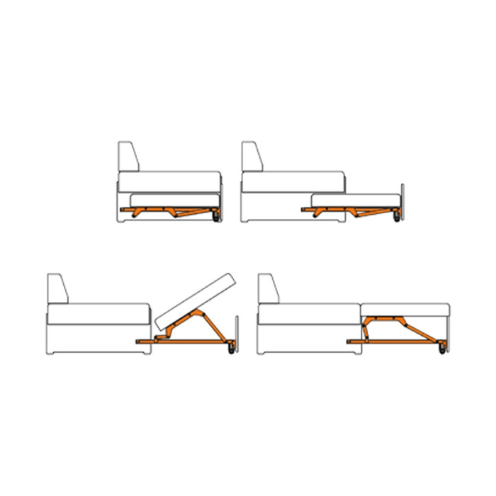 Подъемный механизм "Дельфин" 785 мм