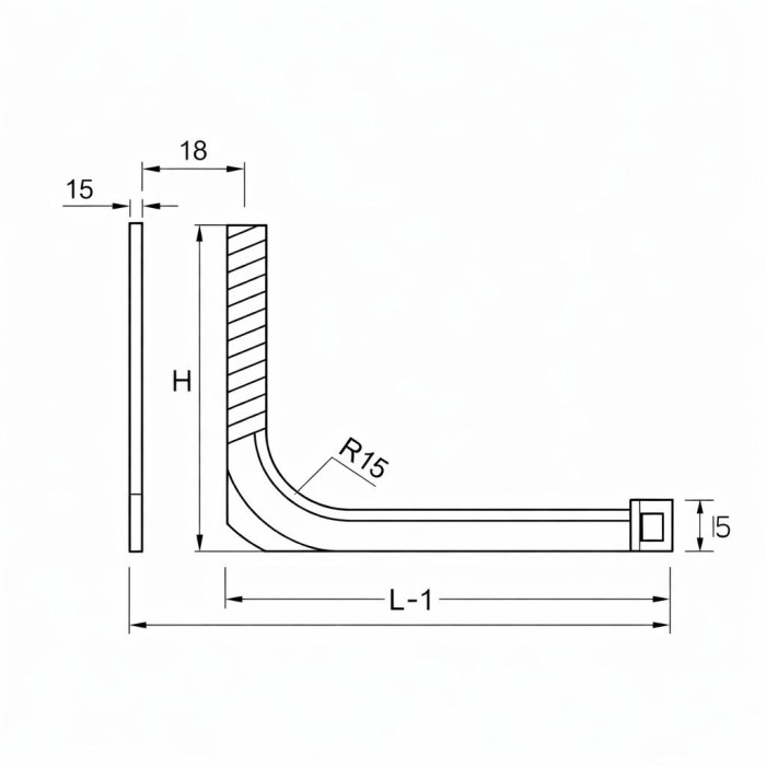 Направляющая пластиковая TW0141.01