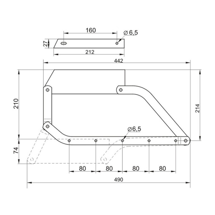 Подъемный механизм "Дельфин" 482 М
