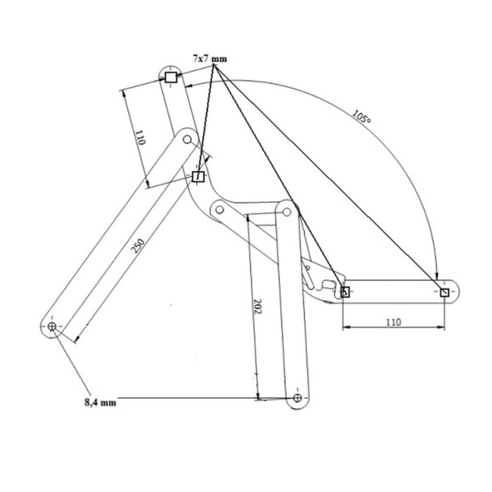 Подъемный механизм "Рак"