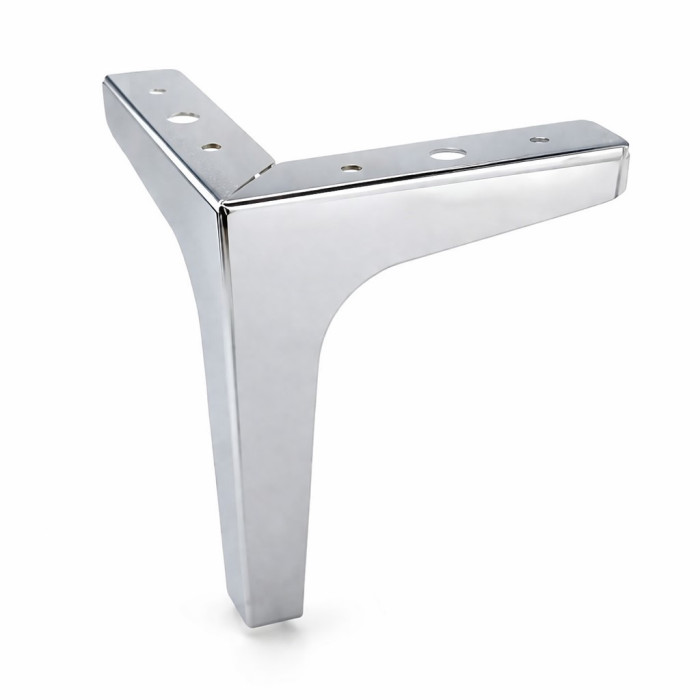 Ножка H=130 мм, хром, сталь 005 (Кит)