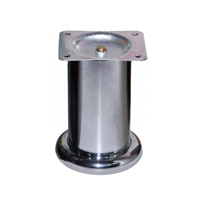 Ножка H=100 мм Ø50 мм, хром, сталь (Кит)