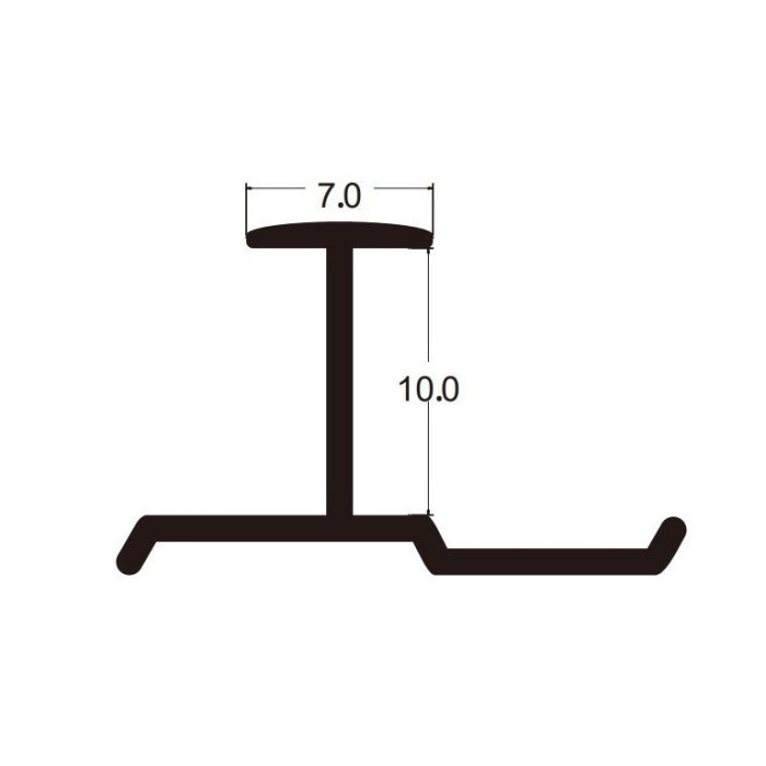 Профиль соединительный DH133 3000х10х7 мм, бронзовый