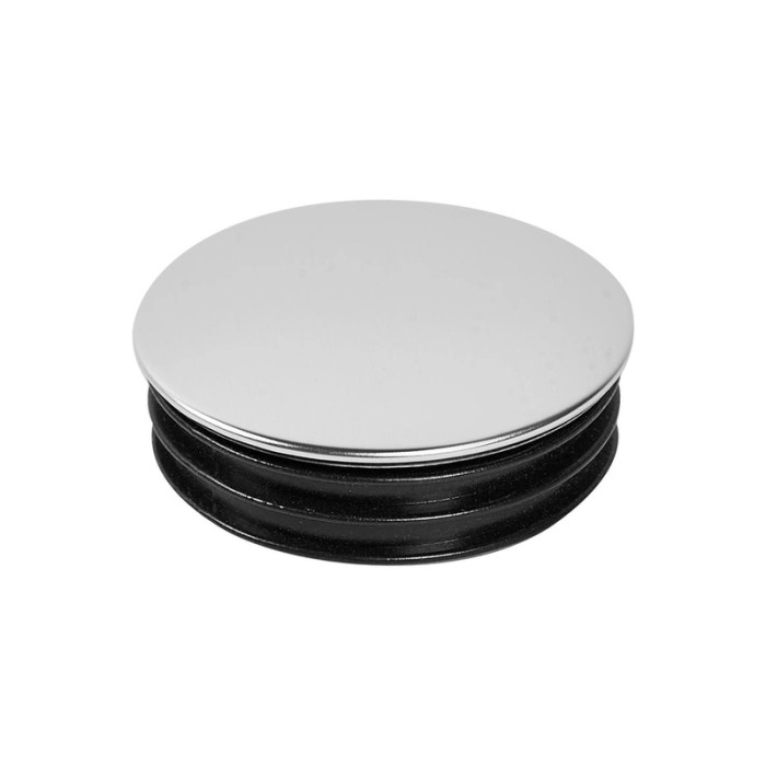 Заглушка TW1057, Ø50 мм, под стенку 1.5 мм, пластик, хром