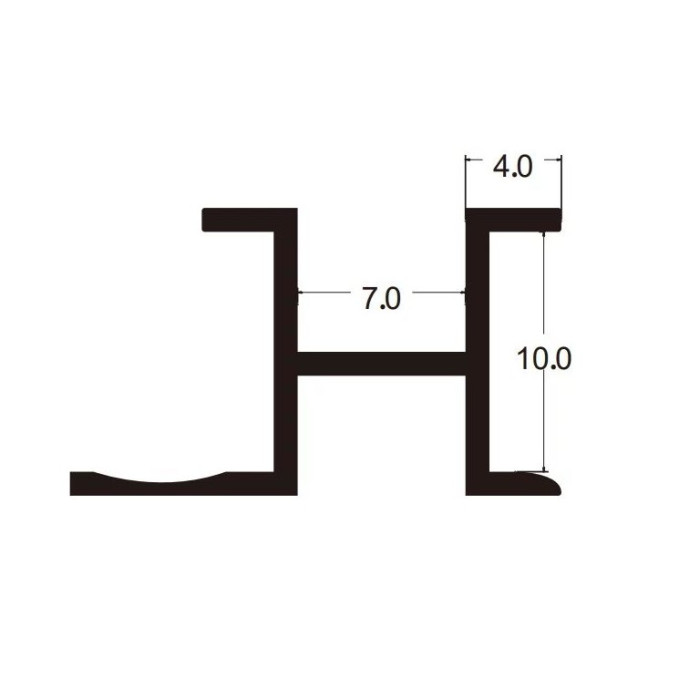 Профиль соединительный 207-A 3000х15х12 мм, бронзовый